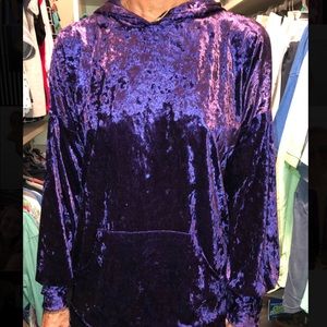 Carole Christian Velvet Tunic top